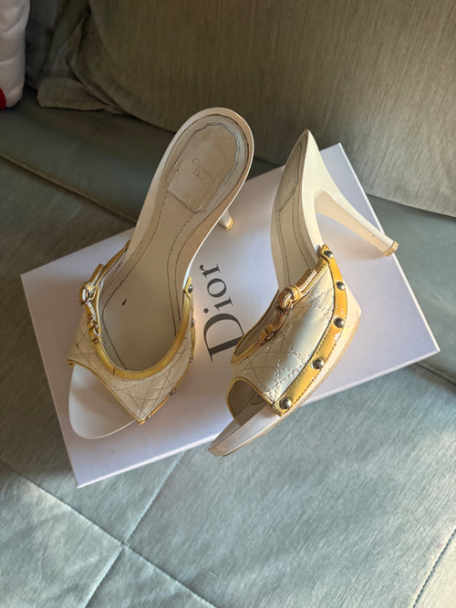 Christian Dior mules heels