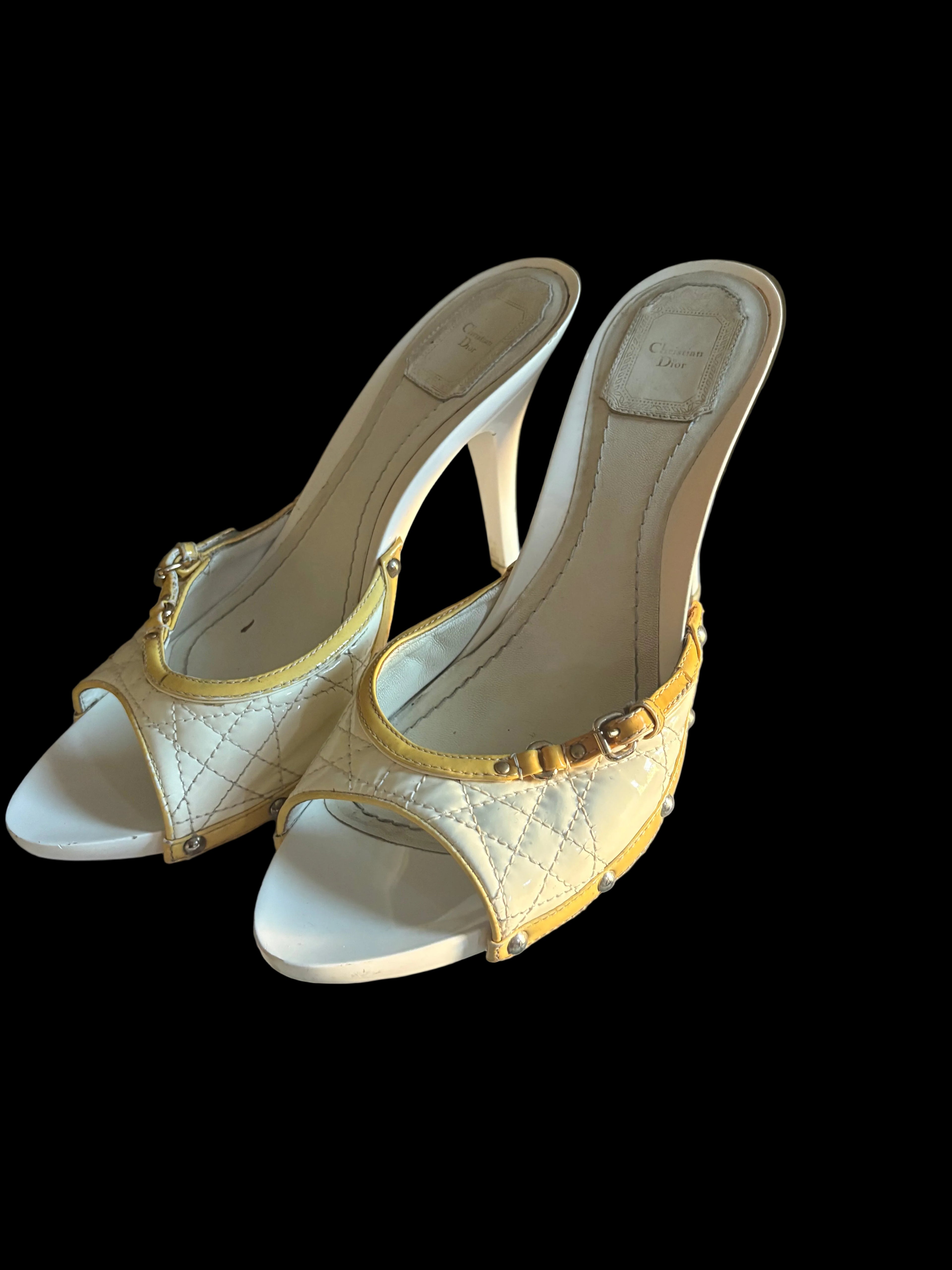Christian Dior mules heels