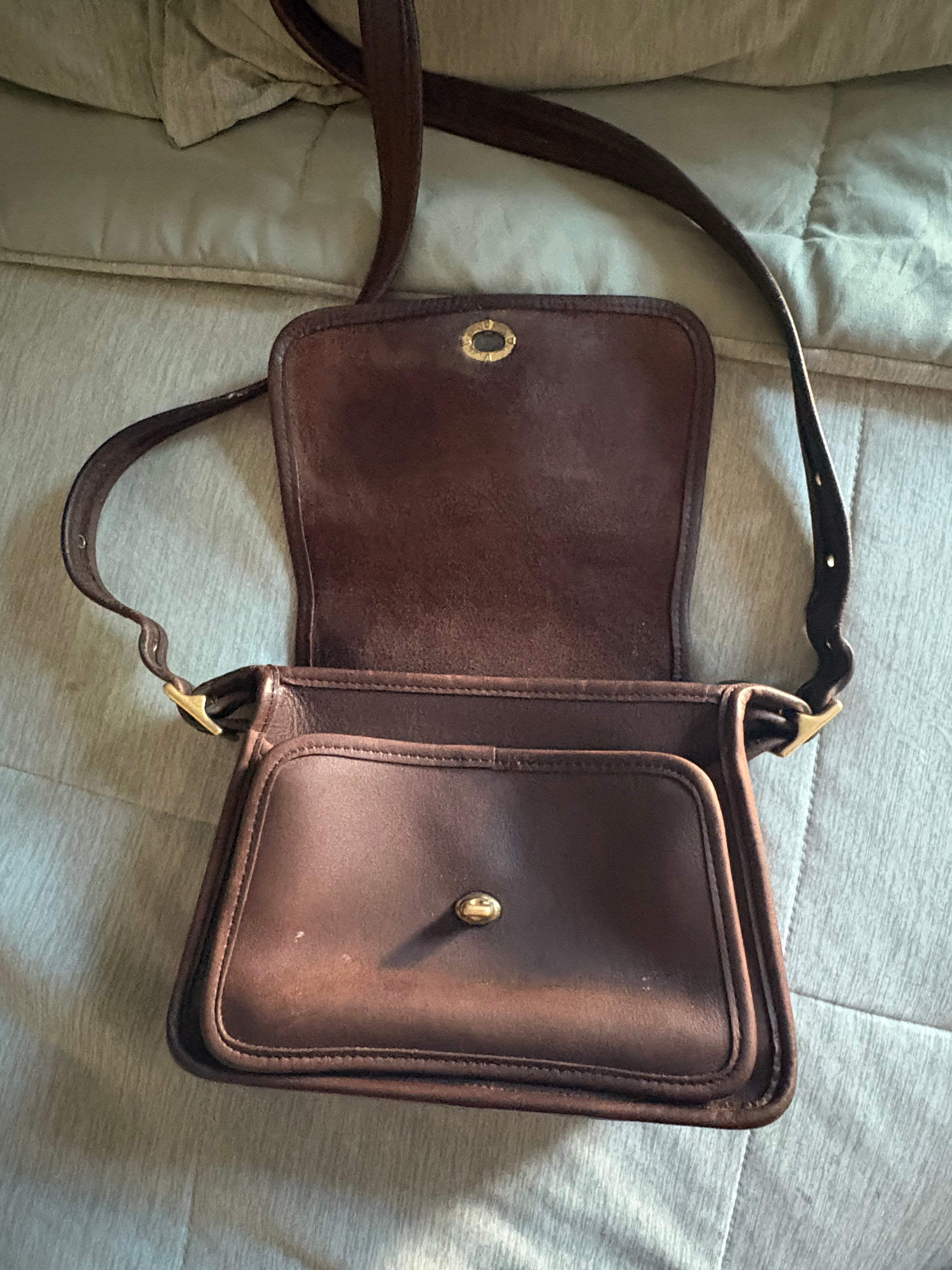 Coach brown leather rambler 9061