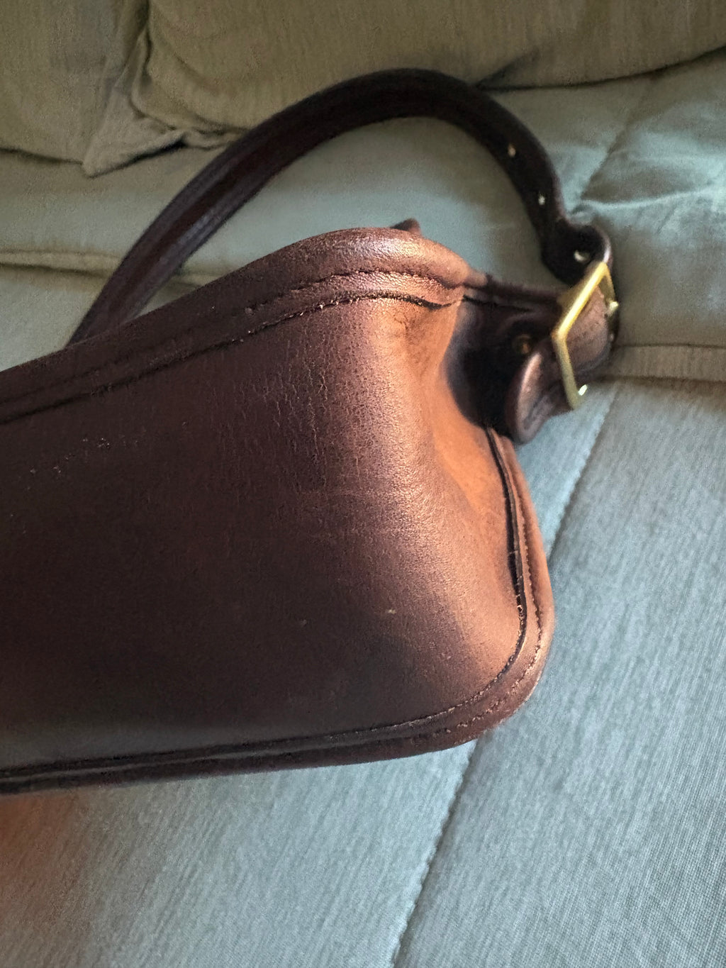 Coach brown leather rambler 9061