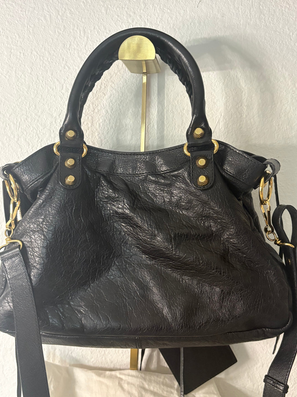 Balenciaga black town/city bag