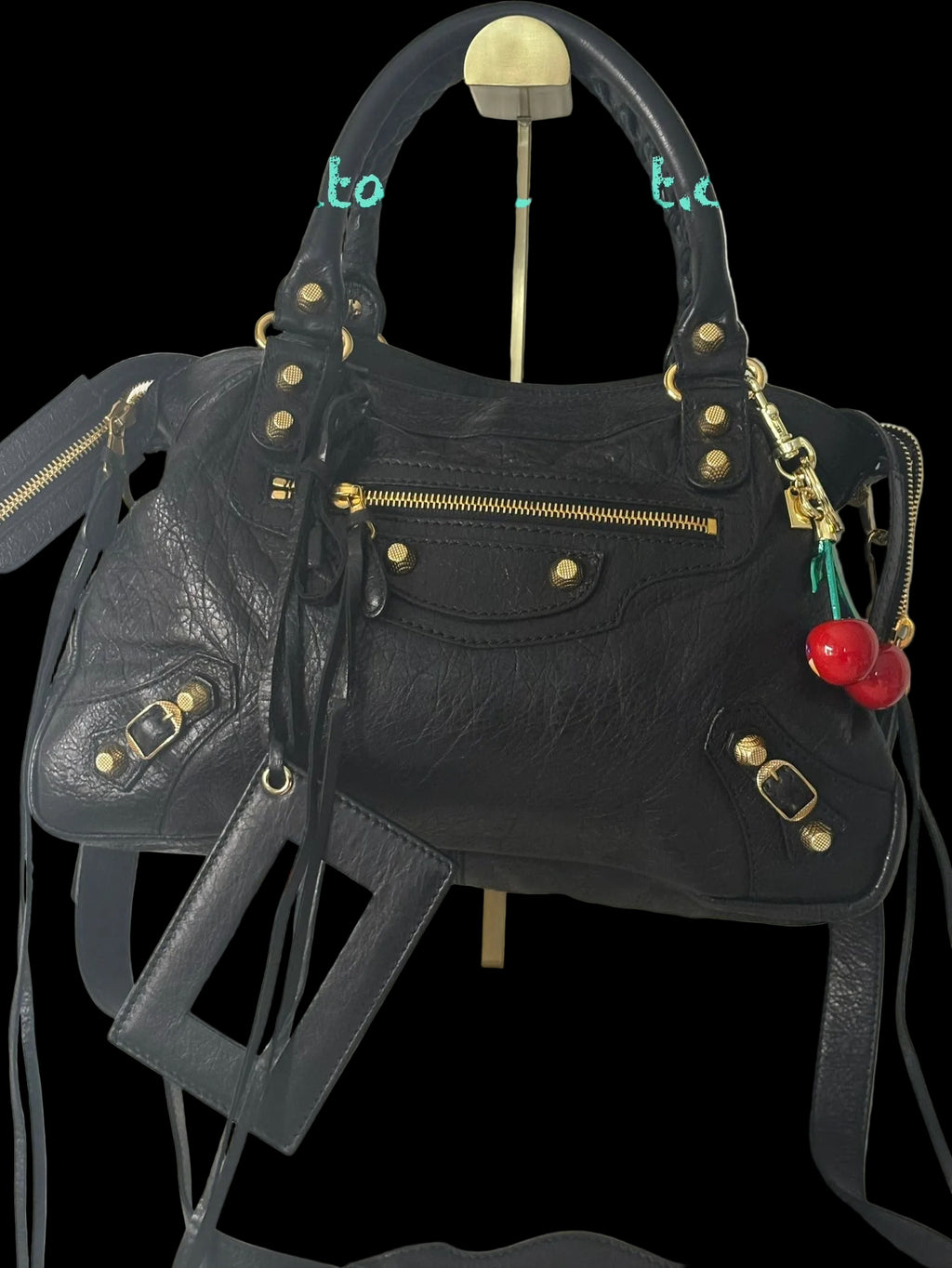Balenciaga black town/city bag