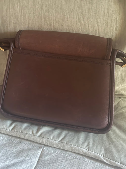 Coach brown leather rambler 9061