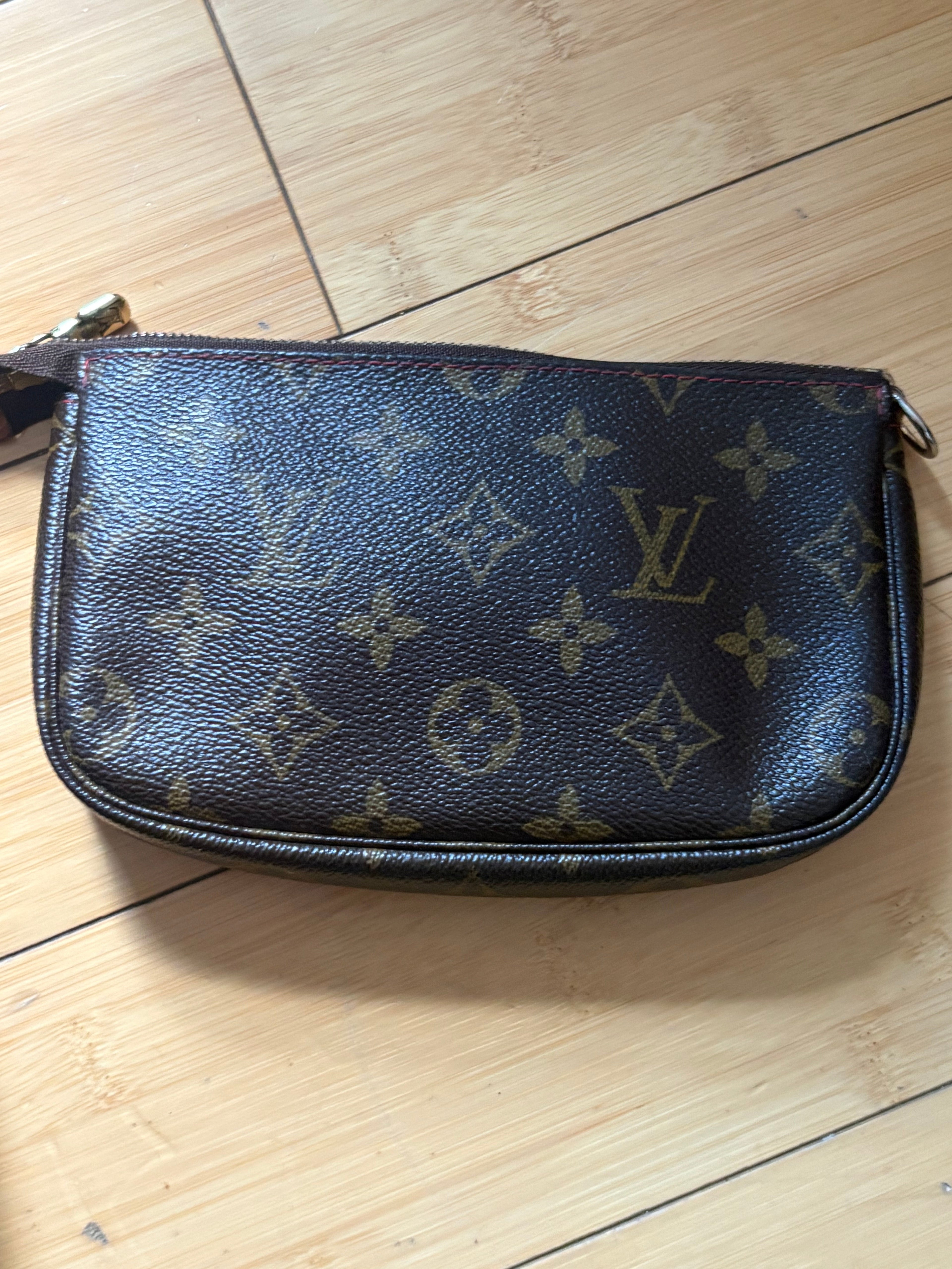Louis vuitton Murakami cherry bucket bag and pouch