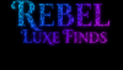 Rebel Luxe Finds Logo - Ombré Blue to Purple Cheetah